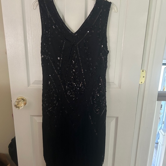 1920 themed flapper dress. Fringe bottom - Picture 4 of 7